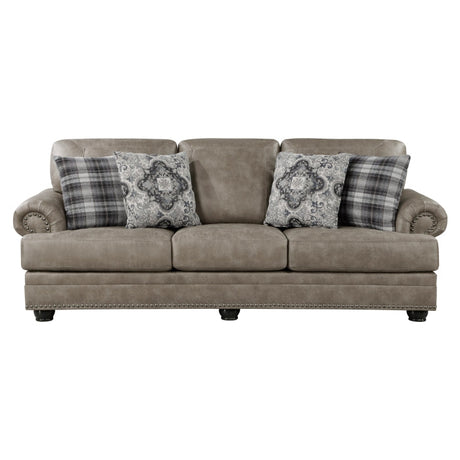 Franklin Brown Sofa - Ornate Home