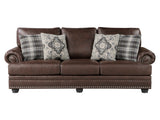 Franklin Brown Sofa - Ornate Home
