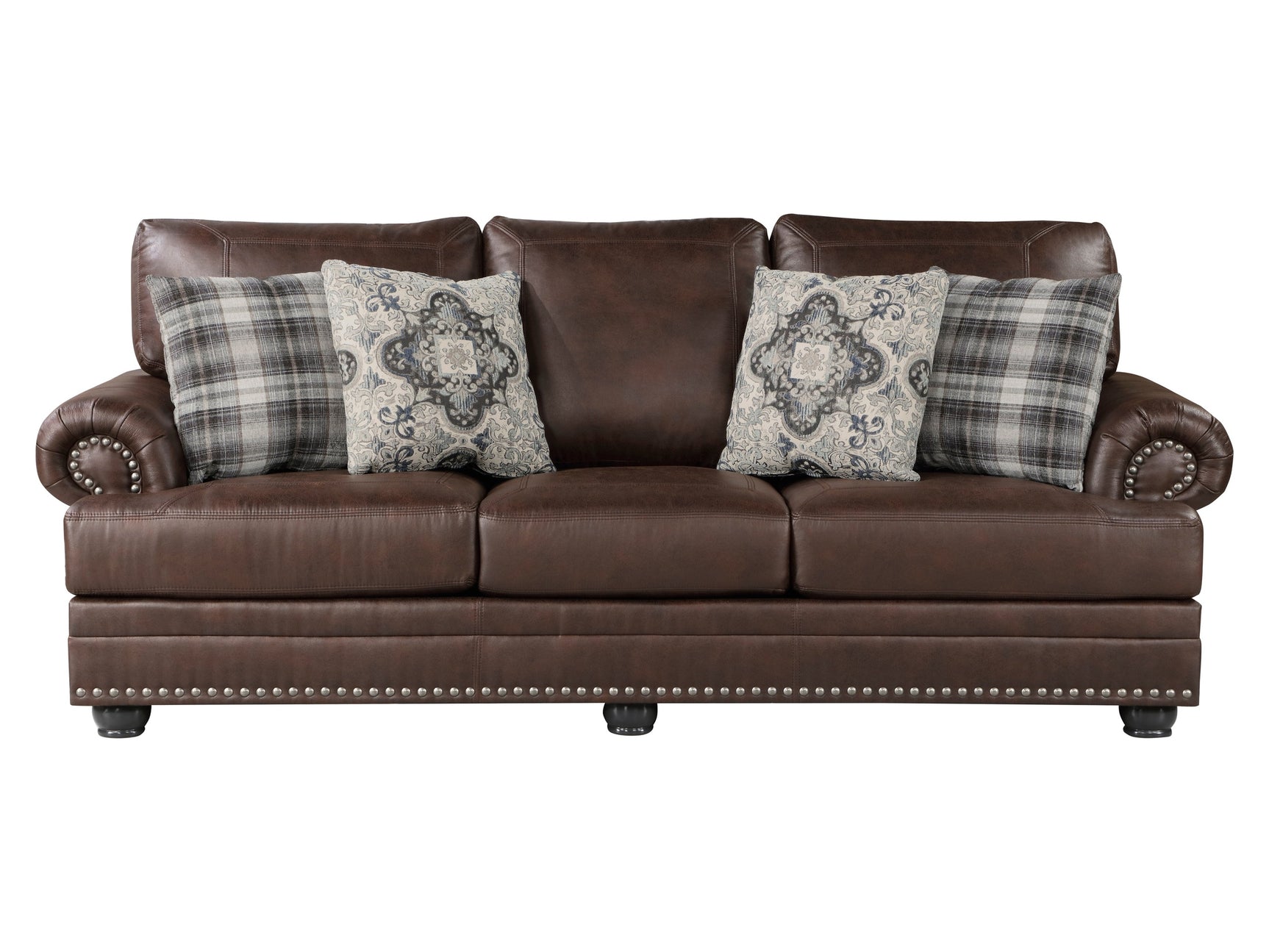 Franklin Brown Sofa - Ornate Home
