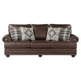 Franklin Brown Sofa - Ornate Home