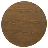 Franklin Dark Brown 2-piece Round Pedestal Coffee Table Set - Ornate Home