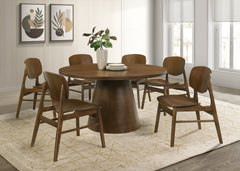 Franklin Dark Brown Dining Set - Ornate Home