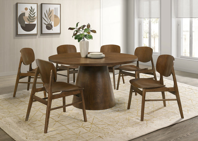 Franklin Dark Brown Dining Set - Ornate Home