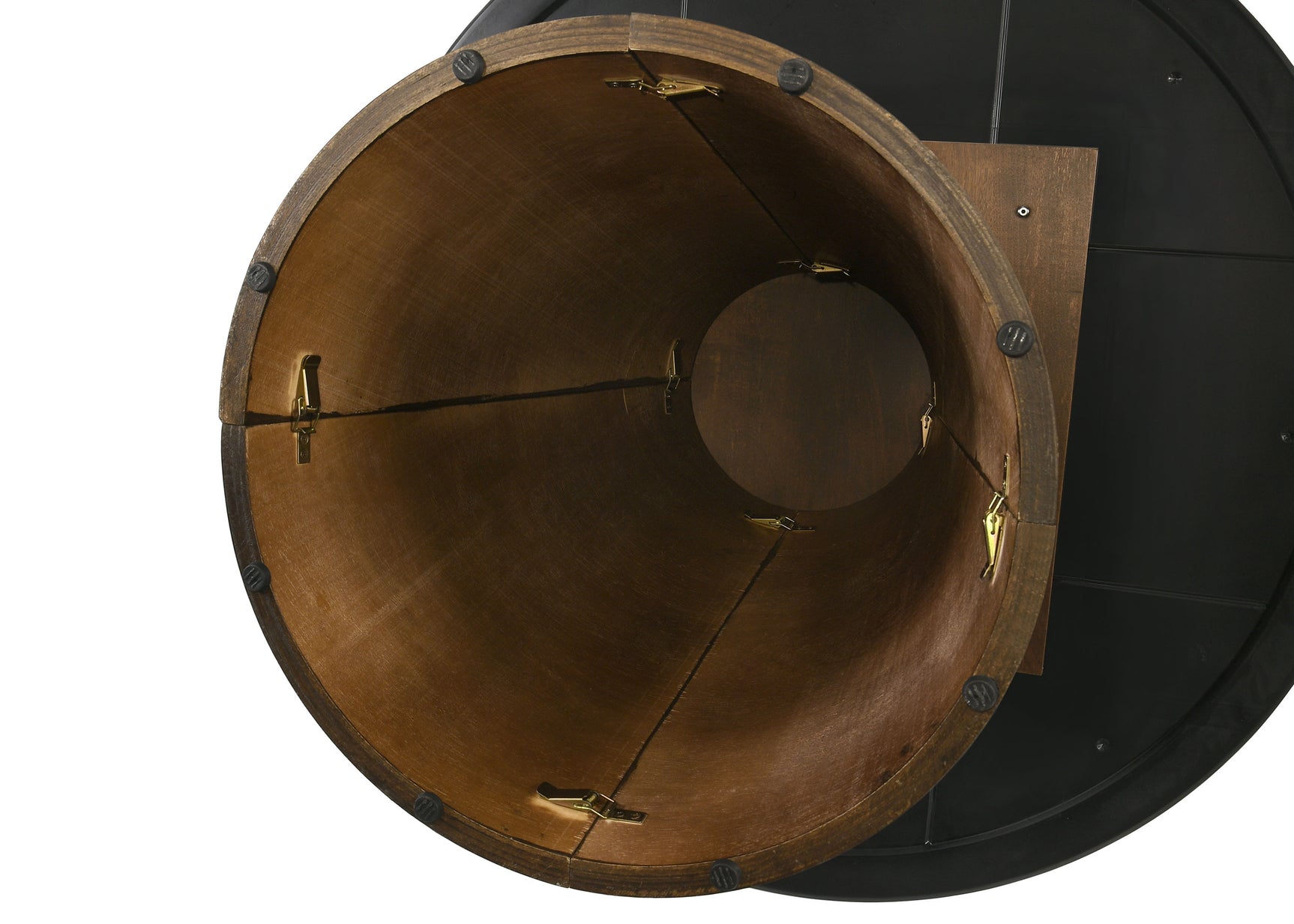 Franklin Dark Oak 59-inch Round Dining Table - Ornate Home