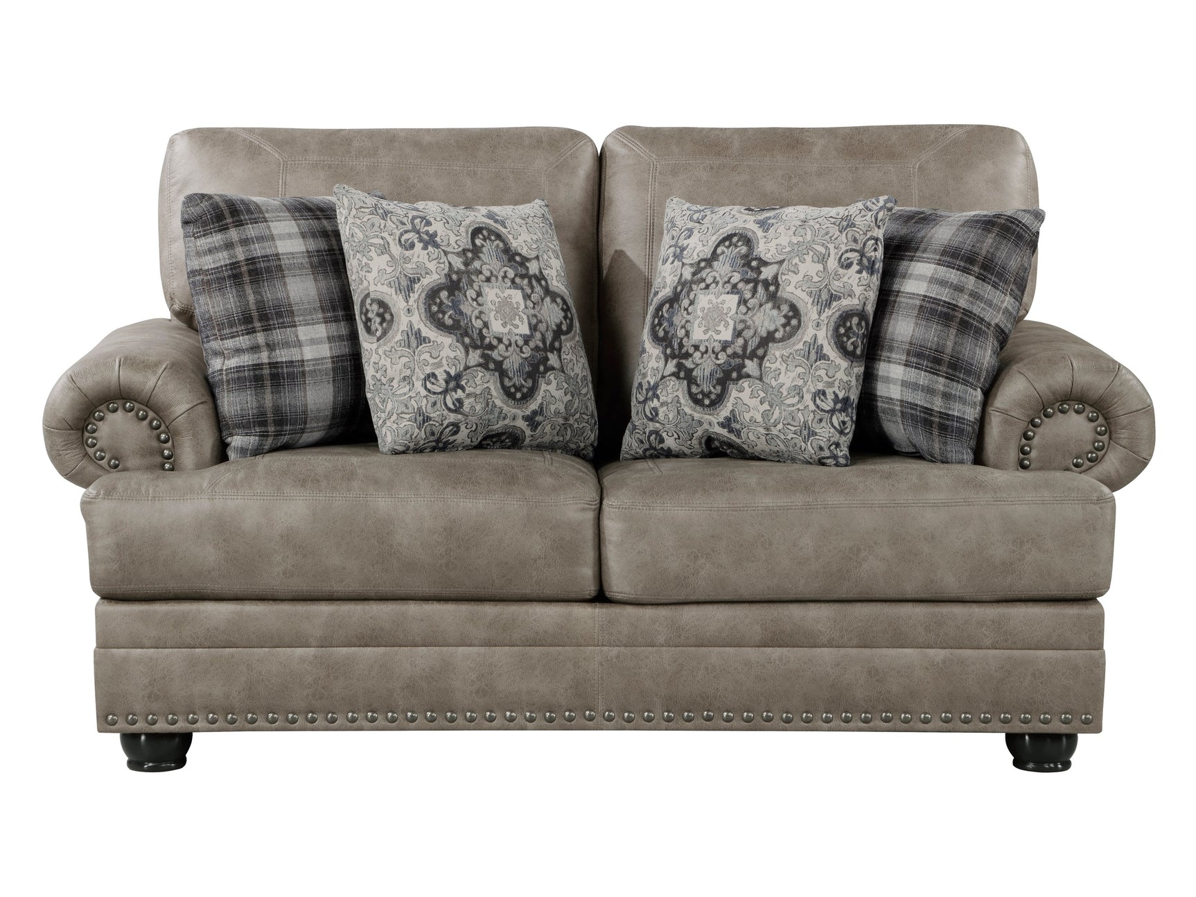 Franklin Espresso Loveseat - Ornate Home
