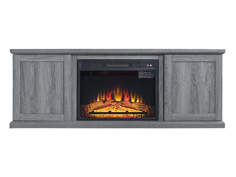 Franklin Fireplace in Grey - Ornate Home