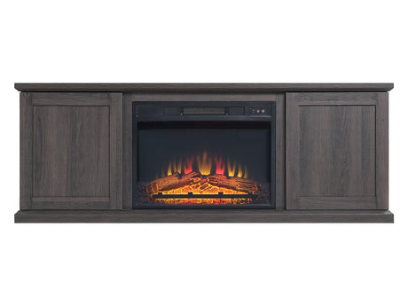Franklin Fireplace in Heavy Brown - Ornate Home