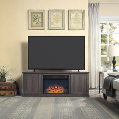 Franklin Fireplace in Heavy Brown - Ornate Home