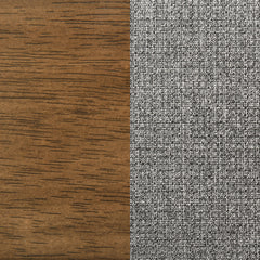Franklin Grey/Dark Oak Upholstered Dining (Set of 2) - Ornate Home