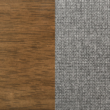 Franklin Grey/Dark Oak Upholstered Dining (Set of 2) - Ornate Home