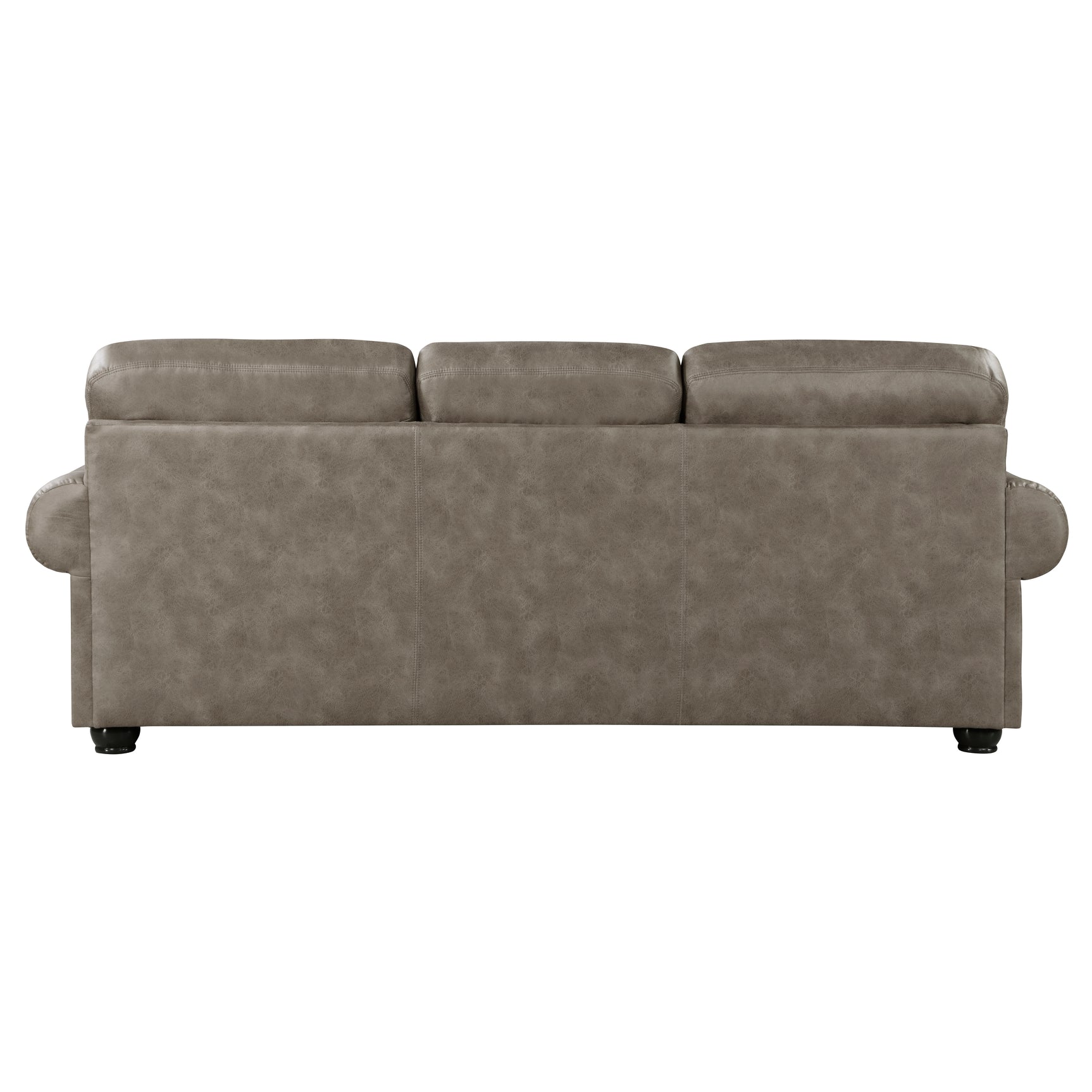 Franklin Mushroom Brown Sofa & Loveseat - Ornate Home