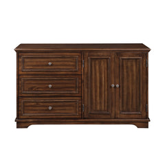 Franklin Walnut 4Pc Pack Full Bed Set - Ornate Home
