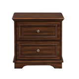 Franklin Walnut 4Pc Pack Full Bed Set - Ornate Home