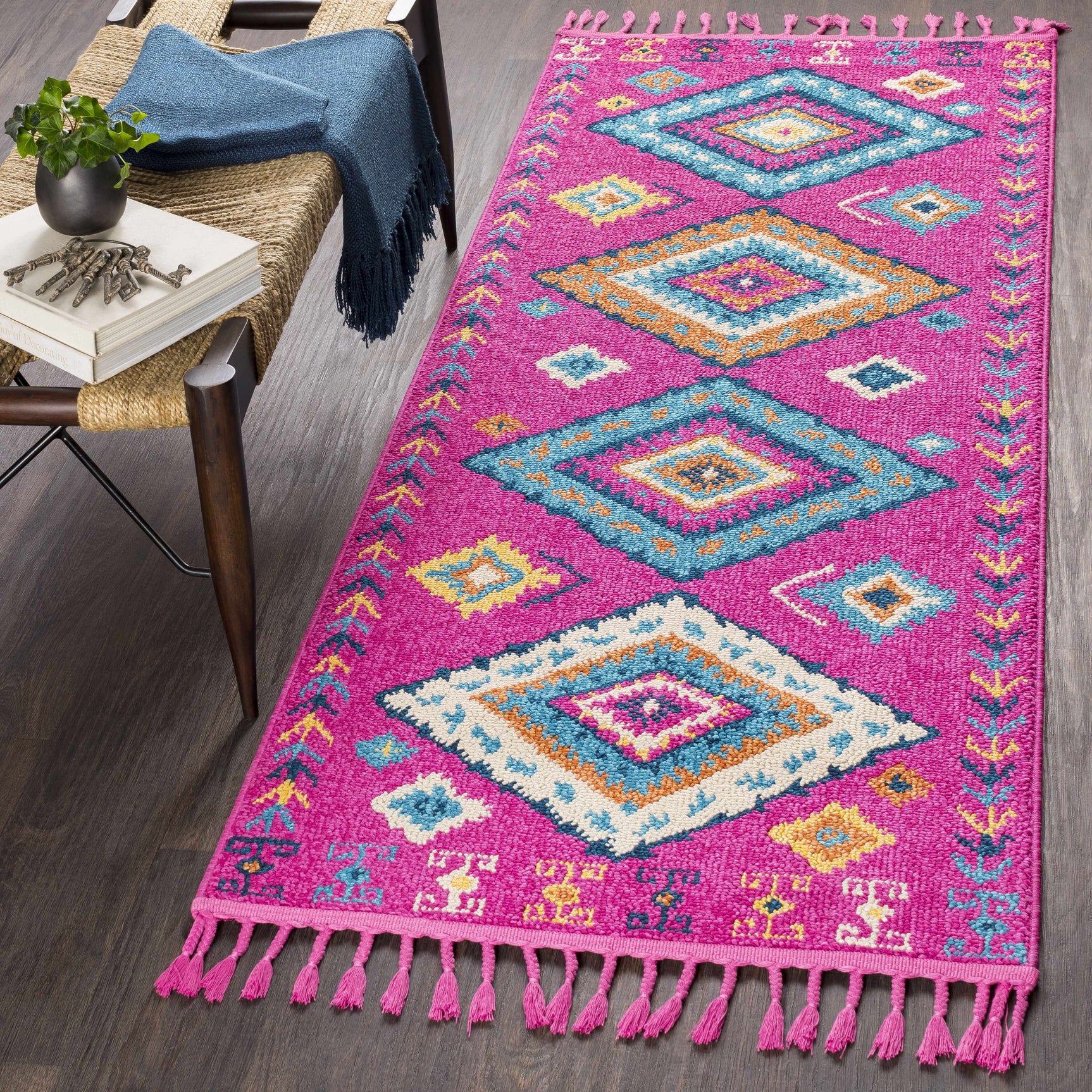 Franktown Magenta Carpet - Clearance - Ornate Home