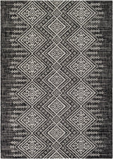 Frankville Black&White All Over Performance Outdoor Rug - Ornate Home