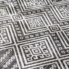 Frankville Black&White All Over Performance Outdoor Rug - Ornate Home