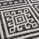 Frankville Black&White All Over Performance Outdoor Rug - Ornate Home