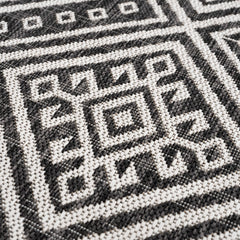 Frankville Black&White All Over Performance Outdoor Rug - Ornate Home