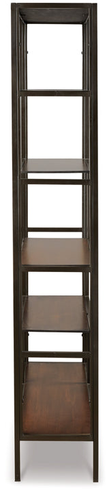Frankwell Brown/Black Bookcase - Ornate Home