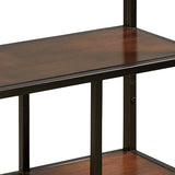 Frankwell Brown/Black Bookcase - Ornate Home