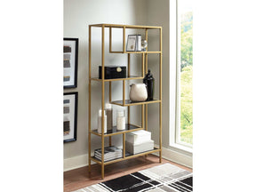 Frankwell Gold Finish Bookcase (Online Special Price) - Ornate Home