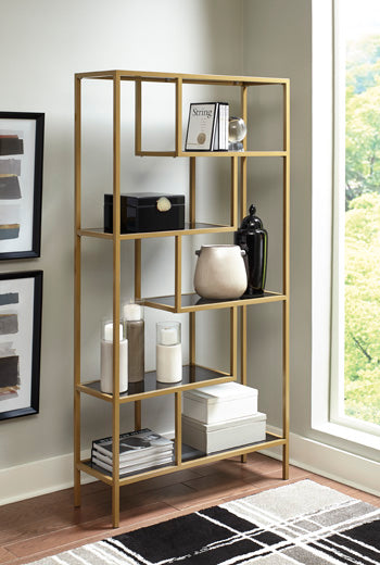 Frankwell Gold Finish Bookcase (Online Special Price) - Ornate Home