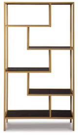 Frankwell Gold Finish Bookcase (Online Special Price) - Ornate Home