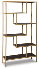 Frankwell Gold Finish Bookcase (Online Special Price) - Ornate Home