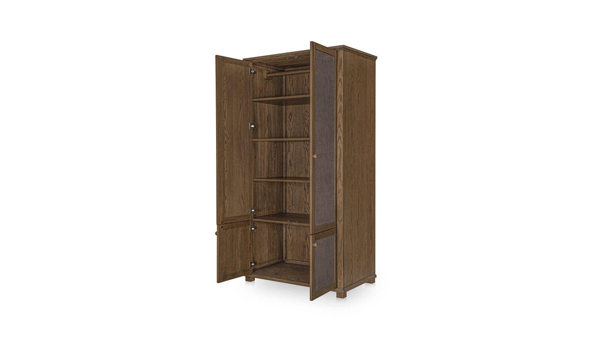 Frans Brown Tall Cabinet - Ornate Home