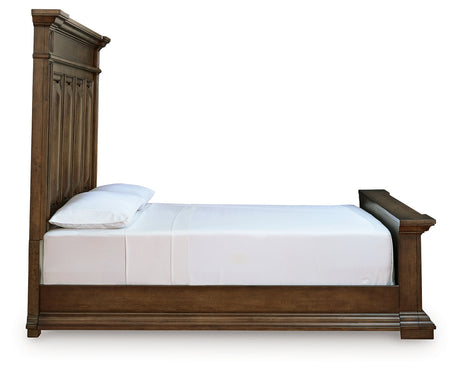 Frantanna Brown California King Panel Bed - Ornate Home