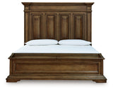 Frantanna Brown California King Panel Storage Bed - Ornate Home