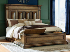 Frantanna Brown California King Panel Storage Bed - Ornate Home