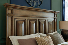 Frantanna Brown California King Panel Storage Bed - Ornate Home