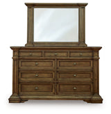 Frantanna Brown Dresser and Mirror (Online Special Price) - Ornate Home