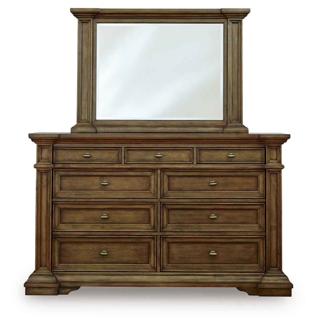 Frantanna Brown Dresser and Mirror - Ornate Home