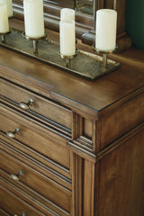 Frantanna Brown Dresser and Mirror - Ornate Home