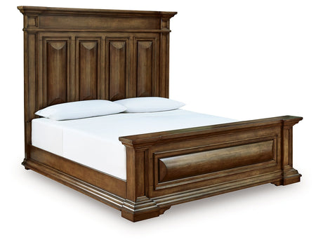 Frantanna Brown King Panel Bed - Ornate Home