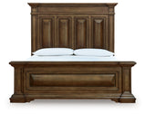 Frantanna Brown King Panel Bed - Ornate Home