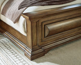 Frantanna Brown King Panel Bed - Ornate Home