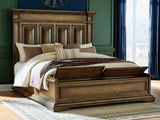 Frantanna Brown King Panel Storage Bed (Online Special Price) - Ornate Home
