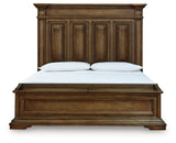 Frantanna Brown King Panel Storage Bed (Online Special Price) - Ornate Home