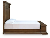 Frantanna Brown King Panel Storage Bed (Online Special Price) - Ornate Home