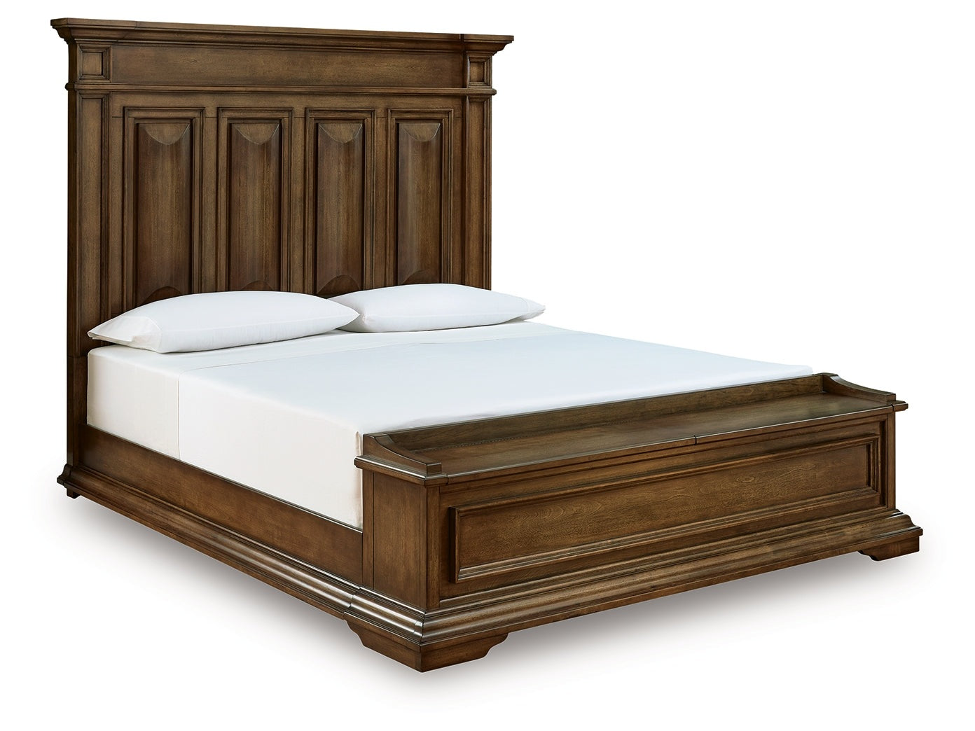 Frantanna Brown King Panel Storage Bed - Ornate Home