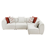 Franz Beige 4-Piece Modular Sectional - Ornate Home