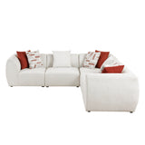 Franz Beige 5-Piece Modular Sectional - Ornate Home