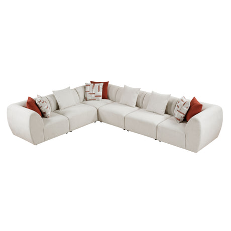 Franz Beige 6-Piece Modular Sectional - Ornate Home