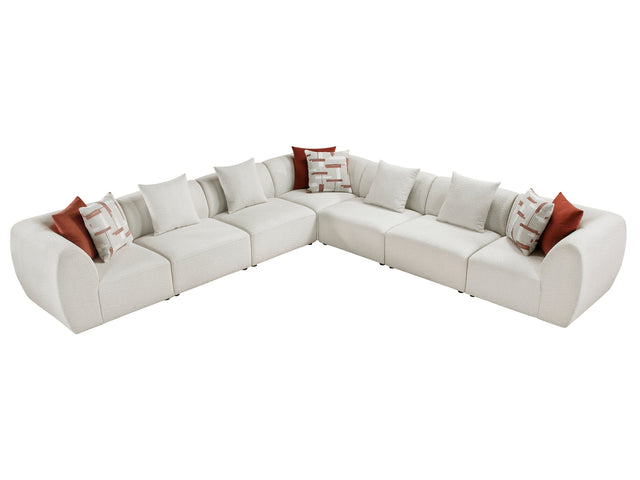 Franz Beige 7-Piece Modular Sectional - Ornate Home
