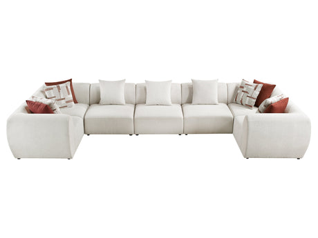 Franz Beige 7-Piece Modular Sectional - Ornate Home