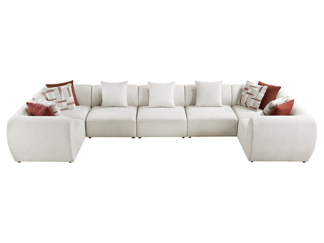 Franz Beige 7-Piece Modular Sectional - Ornate Home