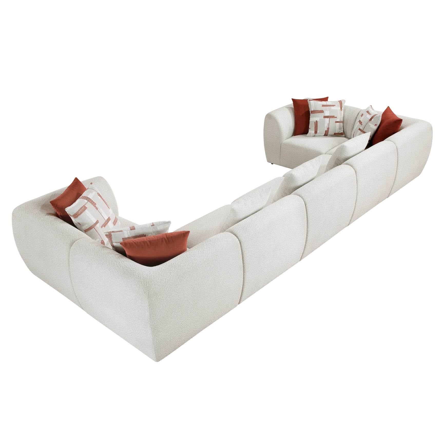 Franz Beige 7-Piece Modular Sectional - Ornate Home